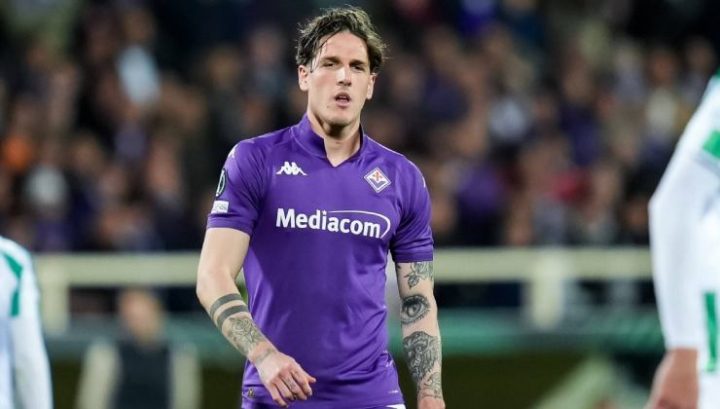 Nicolò Zaniolo con la maglia della Fiorentina (Imago)