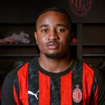 Nkunku con la maglia del Milan (Credits: AC Milan)