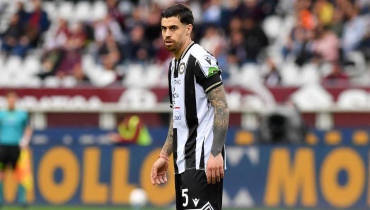 Payero con la maglia dell'Udinese (Imago)