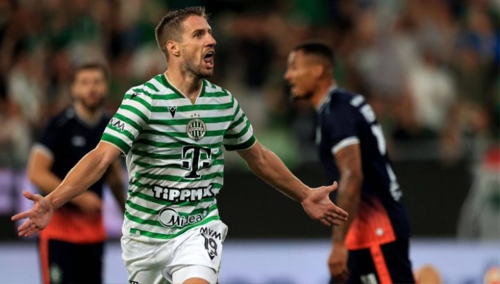 Barnabás Varga con la maglia del Ferencvaros (IMAGO)