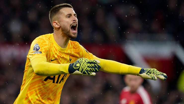 Vicario, portiere del Tottenham (imago)