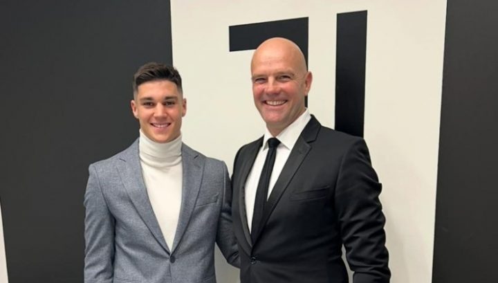 Vasilije Adzic con il suo agente, Igor Gluscevic