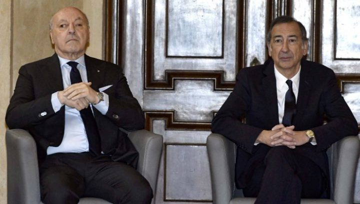 Marotta e Giuseppe Sala (Imago)