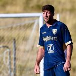 Bracaglia con la maglia del Frosinone - credit: Frosinone Calcio