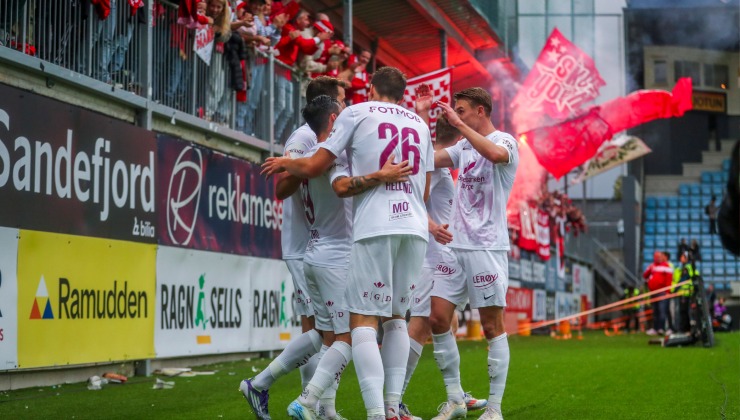 I giocatori del Brann esultano (IMAGO)