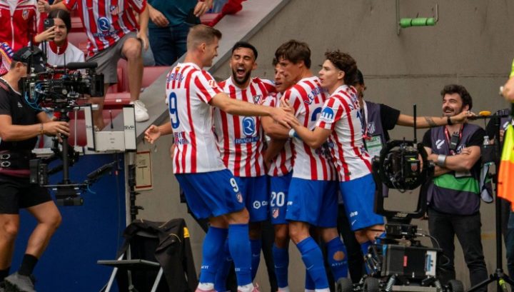 L'esultanza dell'Atletico Madrid (IMAGO)