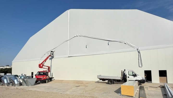 Kings League, la Fonzies Arena di Cologno Monzese in costruzione