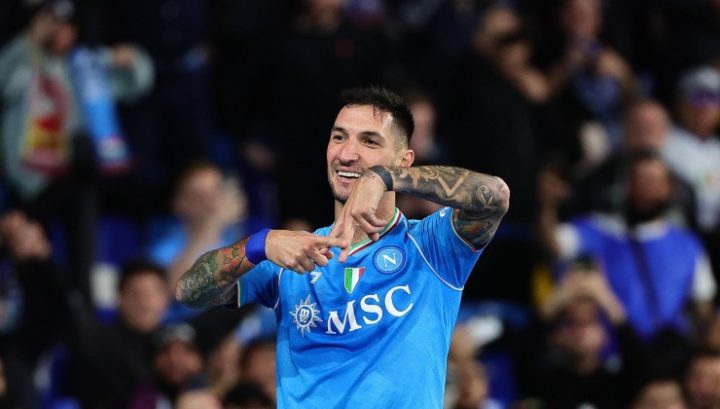 Matteo Politano con la maglia del Napoli (Imago)