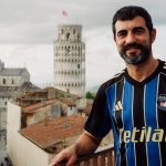 Albiol con la maglia del Pisa (Credits: Pisa Sporting Club 1909)