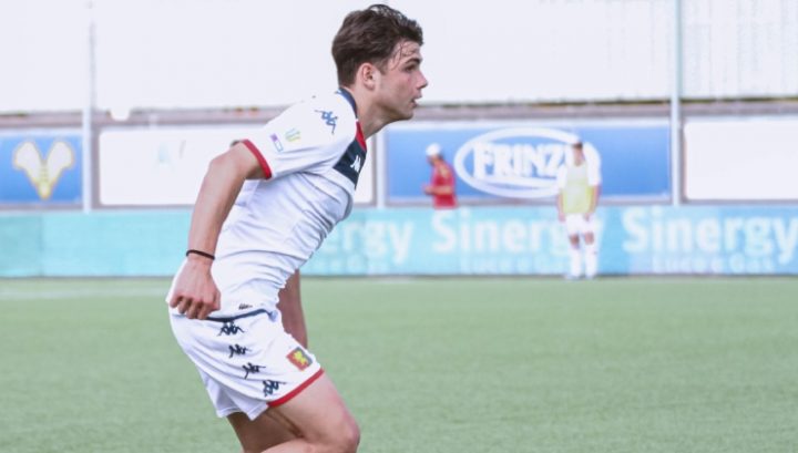 L'attaccante del Genoa Primavera, Marco Romano