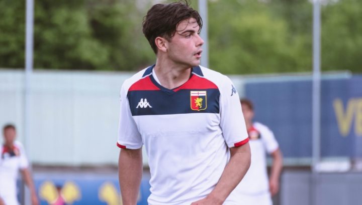 L'attaccante del Genoa Primavera, Marco Romano