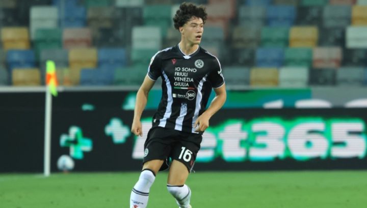 Il difensore dell'Udinese, Matteo Palma