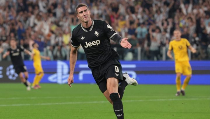 L'esultanza di Vlahovic (IMAGO)