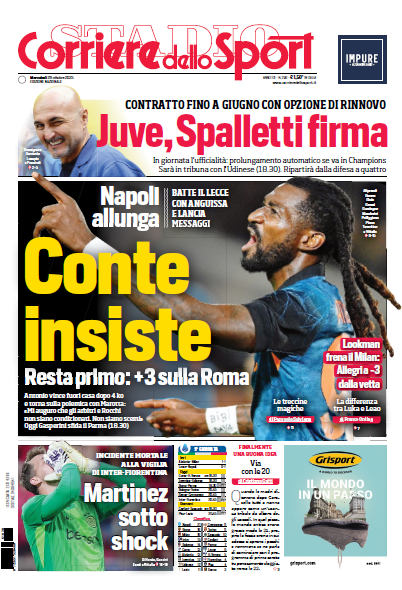 Corriere dello Sport, 29 ottobre