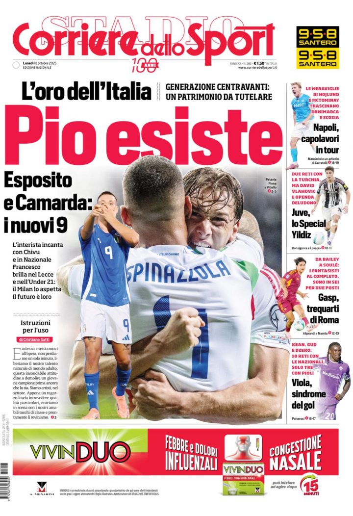 Corriere dello Sport, 13 ottobre