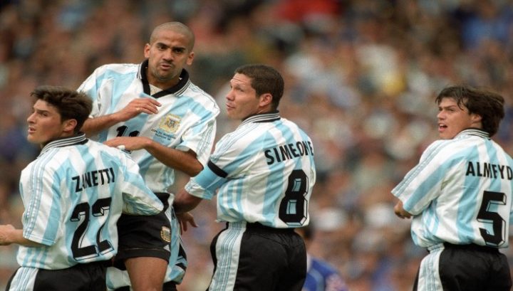 Javier Zanetti, Juan Veron, Diego Simeone e Matias Almeyda - Imago