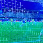 Il rigore di Camarda contro la Svezia U21 (screen)