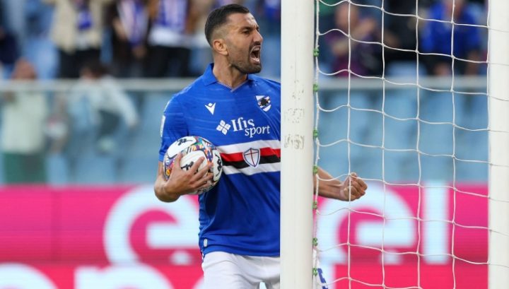 L'esultanza di Coda in Sampdoria-Pescara (IMAGO)