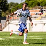 Il centrocampista del Como Primavera, Andréa Le Borgne