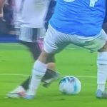 Il contatto tra Francisco Conceiçao e Mario Gila (Screen)