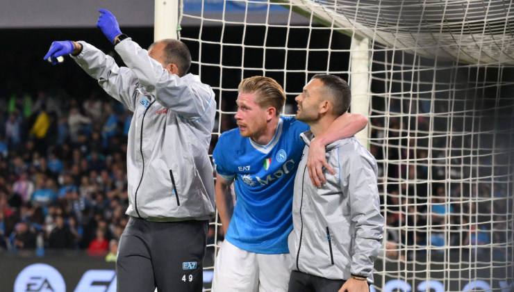 L'infortunio di Kevin De Bruyne contro l'Inter (IMAGO)