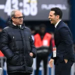 Sulla destra l'ex ds del Lens Diego Lopez (Imago)