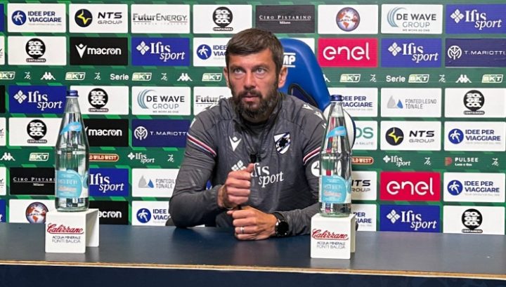 Massimo Donati, allenatore della Sampdoria