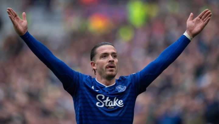 Jack Grealish dopo il gol contro il Crystal Palace (IMAGO)