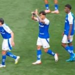 Il gesto di Kaio Jorge in Atletico Mineiro-Cruzeiro (Screen)