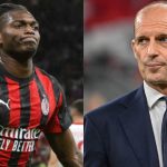 Leao e Allegri, attaccante e allenatore del Milan (Imago)