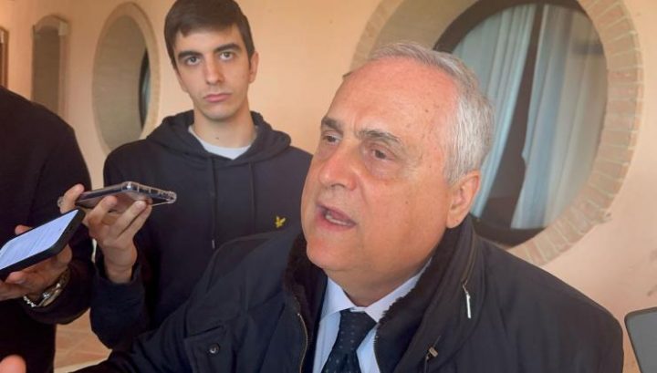 Lotito, presidente della Lazio