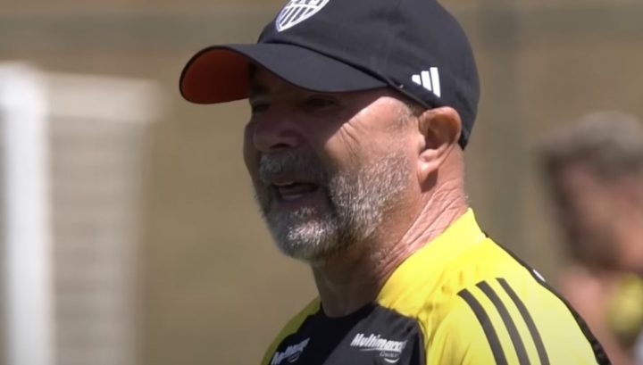 Jorge Sampaoli, allenatore dell'Atletico Mineiro (Screen)