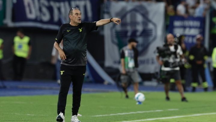 Sarri, allenatore della Lazio (Imago)