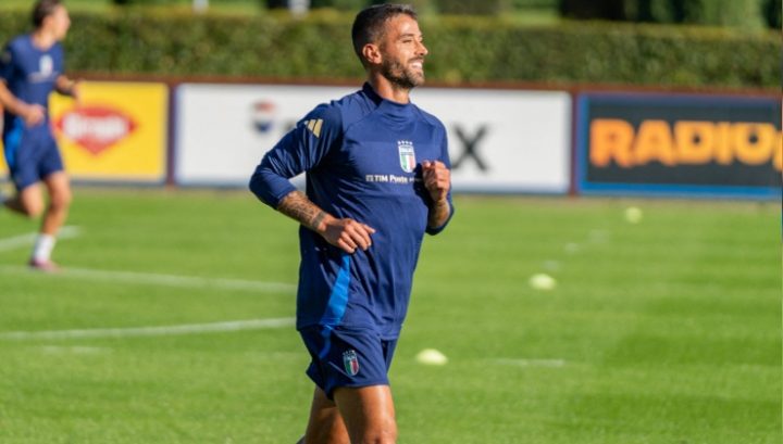 Leonardo Spinazzola con la Nazionale (IMAGO)