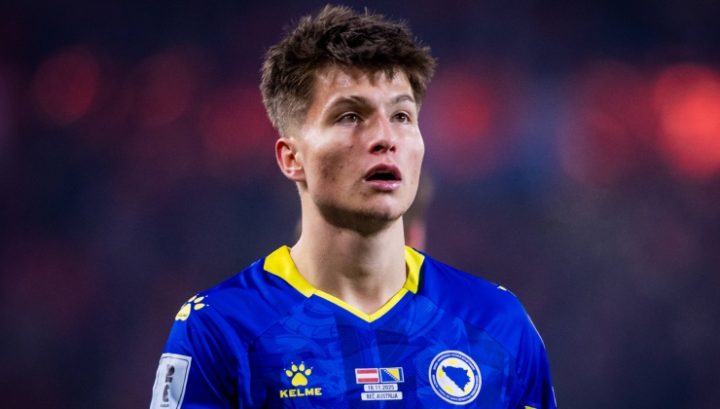 L'attaccante della Bosnia Erzegovina Bajraktarevic