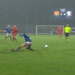 L'infortunio di Francesco Camarda in Montenegro-Italia U21 (Screen)