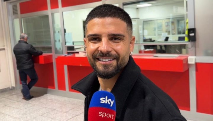 L'ex attaccante del Napoli, Lorenzo Insigne