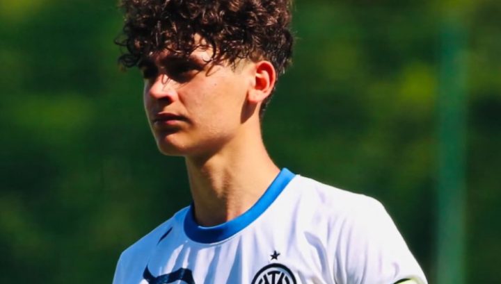 Matias Mancuso con la maglia dell'Inter (Screen)