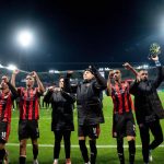 Il Midtjylland esulta dopo la vittoria contro il Celtic (IMAGO)