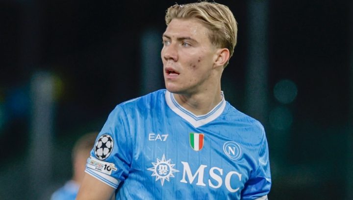 L'attaccante del Napoli, Rasmus Hojlund (IMAGO)