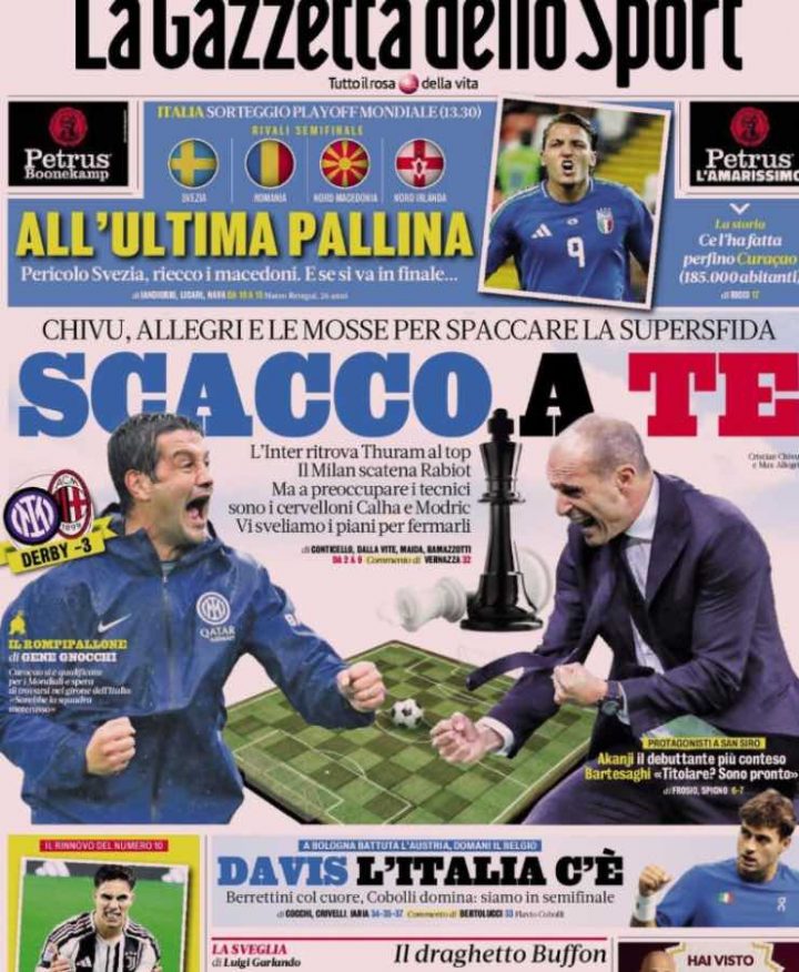 Prima Pagina Gazzetta