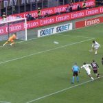 Il rigore sbagliato da dybala in milan-roma
