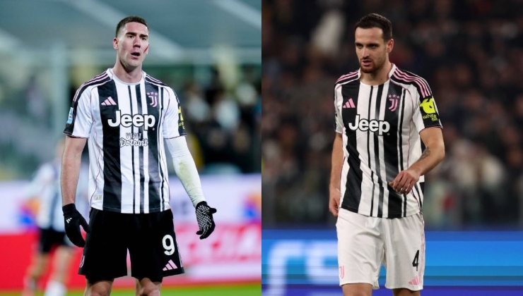 Vlahovic e Gatti (Imago)