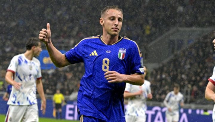 Frattesi con la maglia dell'Italia (Imago)