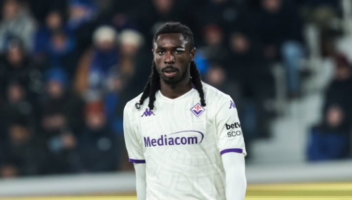 L'attaccante della Fiorentina, Moise Kean (IMAGO)