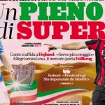 Prima pagina de "La Gazzetta dello Sport"