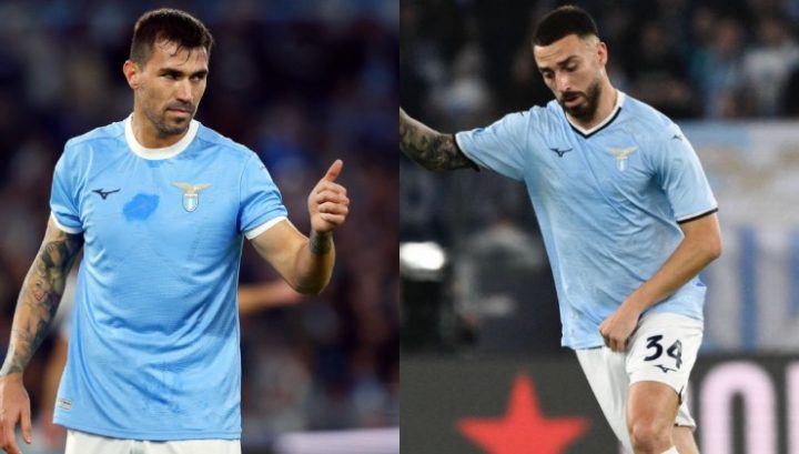 I difensori della Lazio, Romagnoli e Gila (IMAGO)