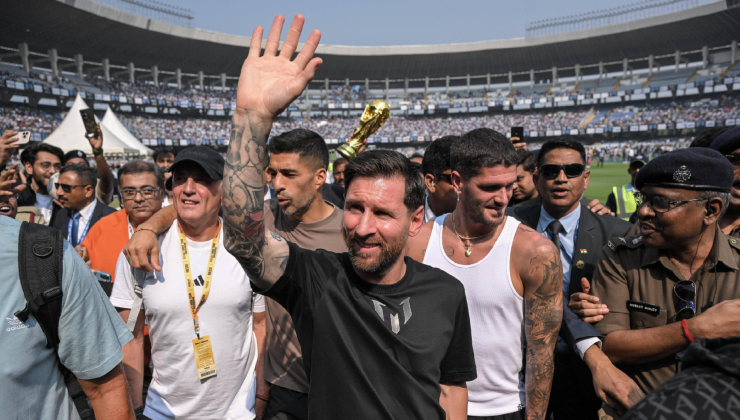 Leo Messi in India (IMAGO)