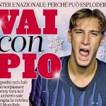 La prima pagina de La Gazzetta dello Sport del 24 dicembre 2025