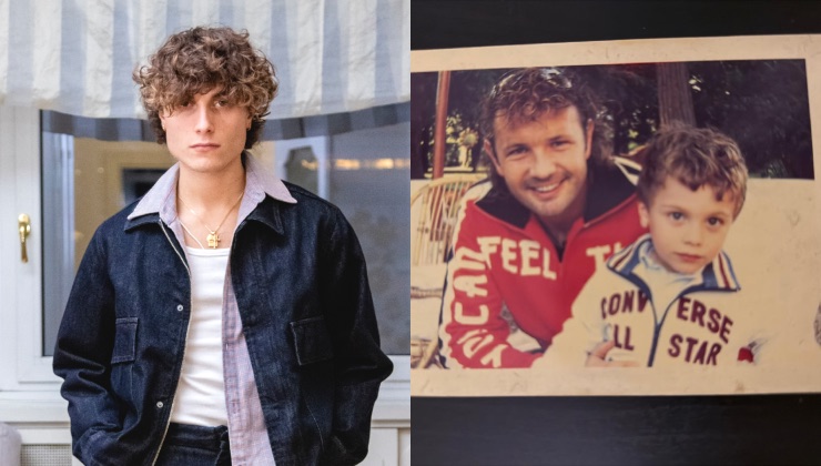 Seltsam (Credits Photo: 6ix studio) e una vecchia foto di Seltsam in compagnia di Mihajlović